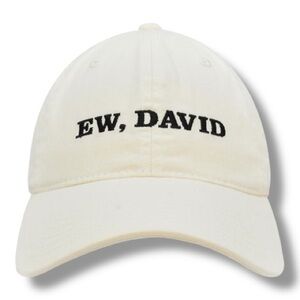 "Ew, David" Schitts Creek Adjustable Baseball Hat - NWT